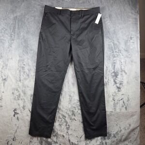 NWT Banana Republic Core Temp Slim Black Pants Mens 32x30(34x30) Lightweight
